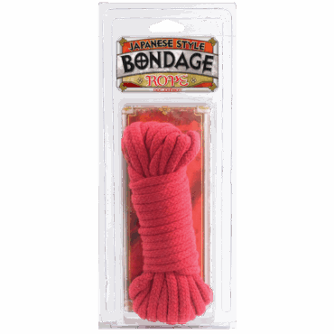 Japanse Katoenen Bondage Touw - Rood