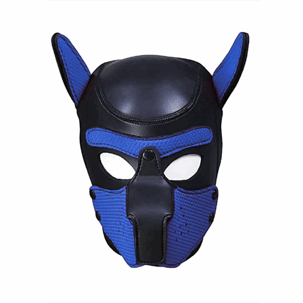 Neopreen Puppy Mask - Blauw - Afbeelding 5
