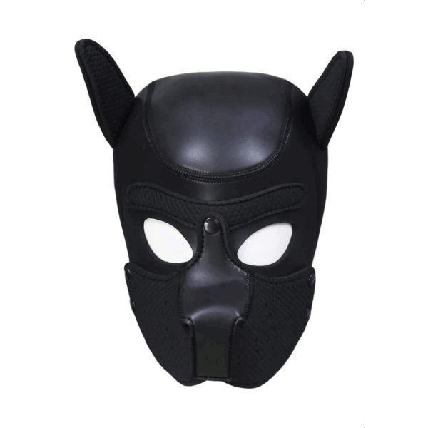 Neopreen Puppy Mask - Zwart - Afbeelding 5
