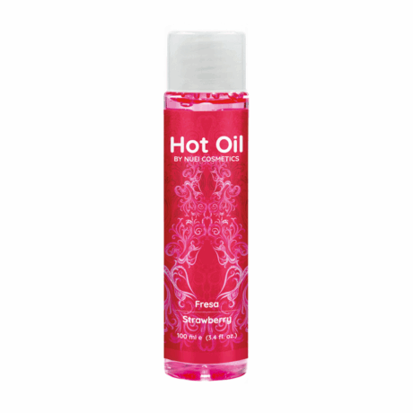 Verwarmend Massage Gel - Aardbei - 3