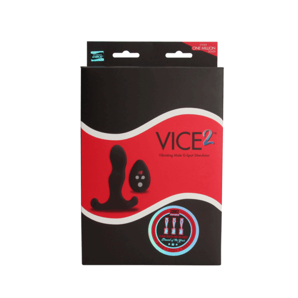 Vice 2 - Vibrerende Mannelijke G-Spot Stimulator - Zwart