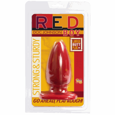 Rode Jong - Butt Plug - L