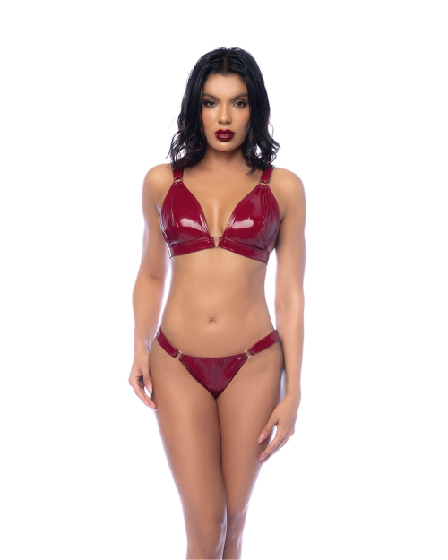 MapalÃ© 2-delig BH-set Glanzend Rood L