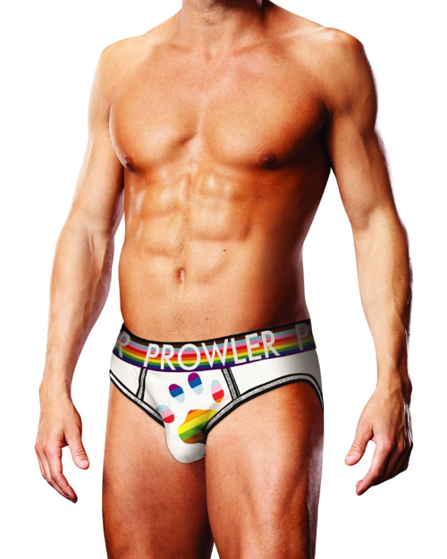 Prowler Oversized Paw Open Brief White XXL