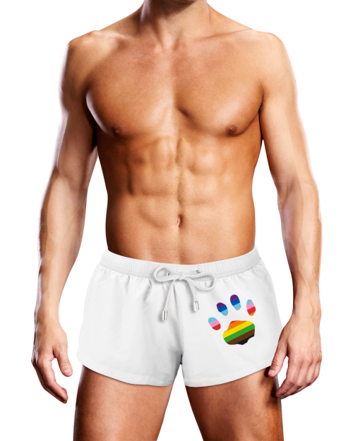 Prowler Zwemshort White Oversized Paw S
