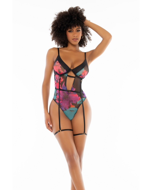 MapalÃ© Teddy Black Dream Flower Print 1/2X