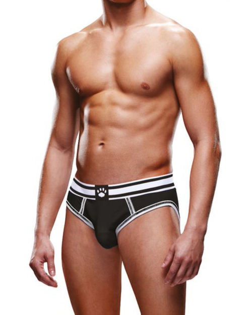 Prowler Open Brief Black/white L