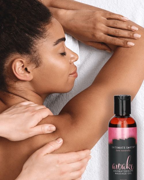Intimate Earth Awake Massage Olie 240 ml