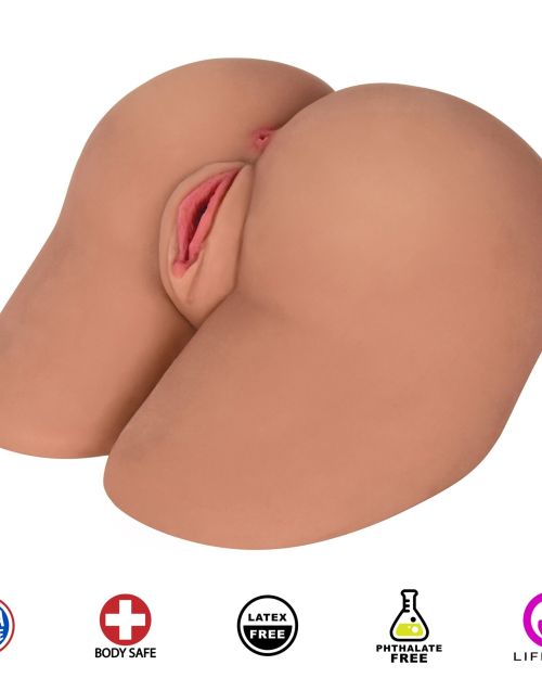 Curve Toys Mistress Mia Backdoor Butt Latte