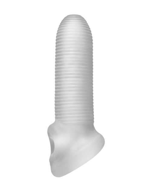 Perfect Fit Fat Boy Micro Rib Sheath Dildo 14 cm