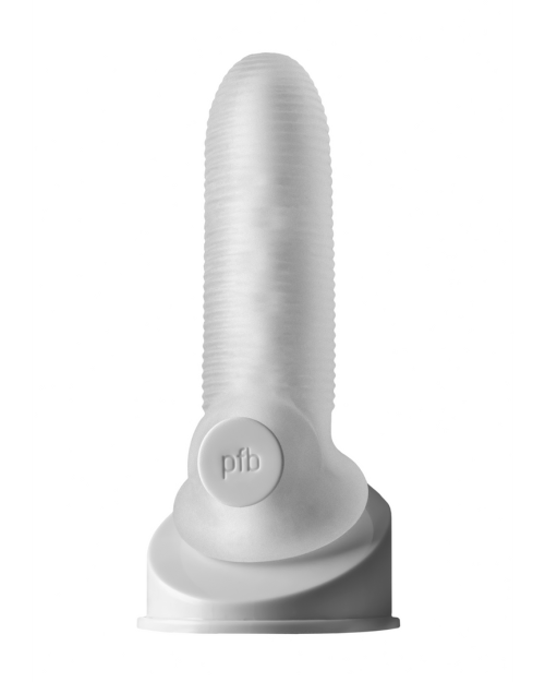 Perfect Fit Fat Boy Micro Rib Sheath Dildo 14 cm