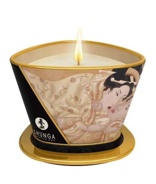 Shunga Massagekaars 170 ml Rozenblaadjes