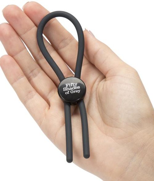 Fifty Shades of Grey Adjustable Cock Ring Zwart