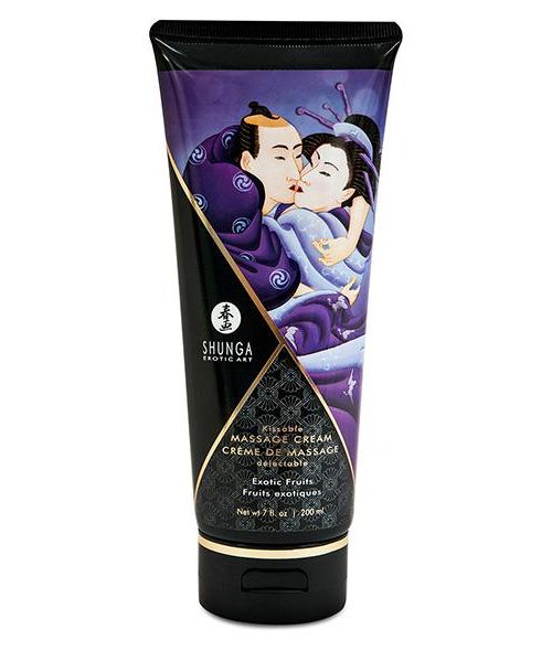 Shunga Massage Cream 200 ml Aardbei