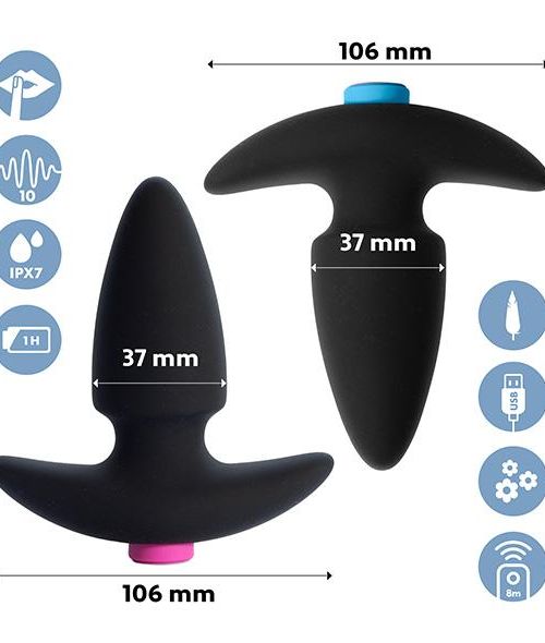 Feelztoys FunkyButts Butt Plug Set 10 cm