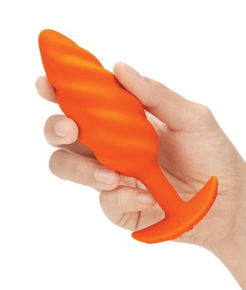 B-Vibe Swirl Vibrerende Buttplug 13.5 Cm
