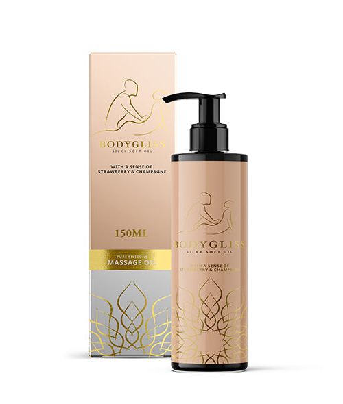 BodyGliss Massage Olie Aardbei&Champagne 150 ml