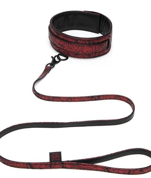 Fifty Shades of Grey Sweet Anticipation Collar Met Riem