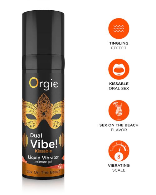 Orgie Dual Vibe Liquid Vibrator Sex On The Beach 15 ml