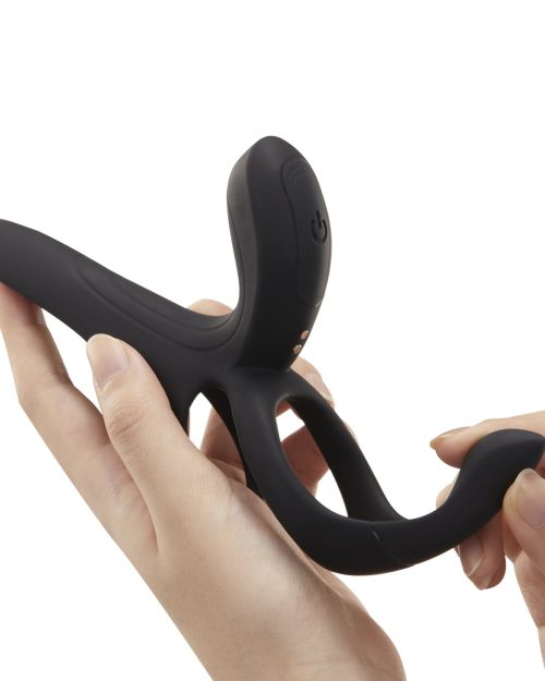 HoneyPlayBox Pleasure Pivot Penis Sleeve Met App Blauw