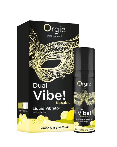 Orgie Dual Vibe Liquid Vibrator Lemon Gin&Tonic 15 ml