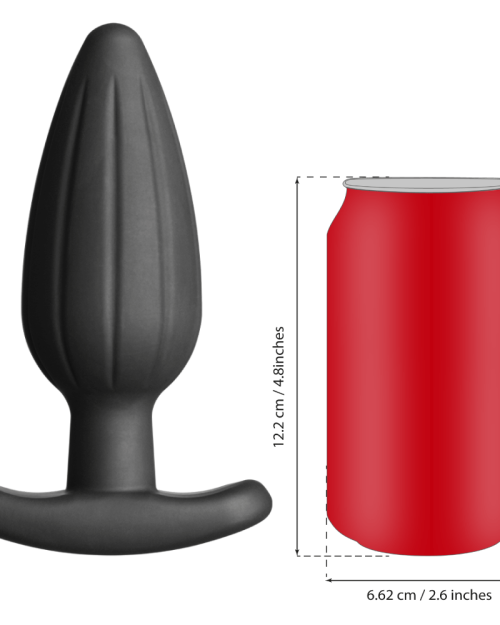 ElectraStim Silicone Noir Rocker Butt Plug 13 cm
