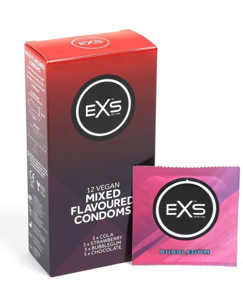 EXS Mixed Flavored Condooms 12 Stuks