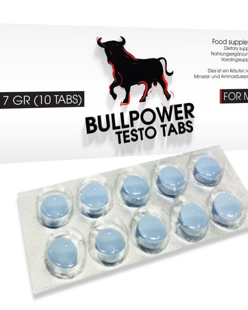 Erovibes Bull Power Testo Tabs Erectiepillen 10 stuks