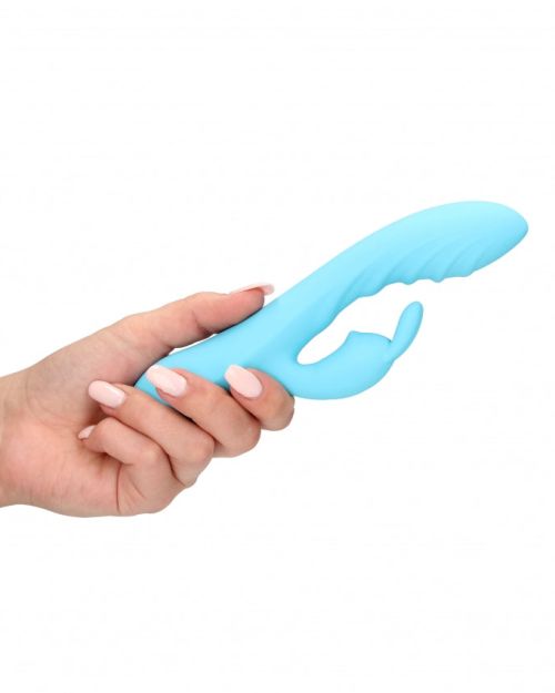 Loveline Geribbelde Rabbit Vibrator 21 cm