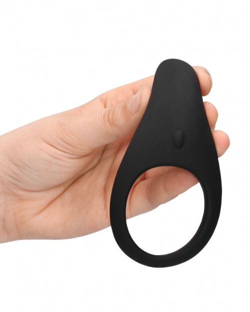 Loveline Pointed Vibrerende Penisring Zwart