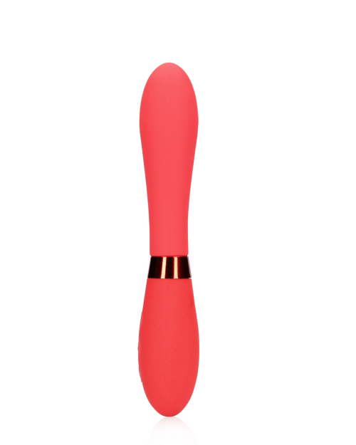 Loveline Smooth Vibrator Salsa 21 cm
