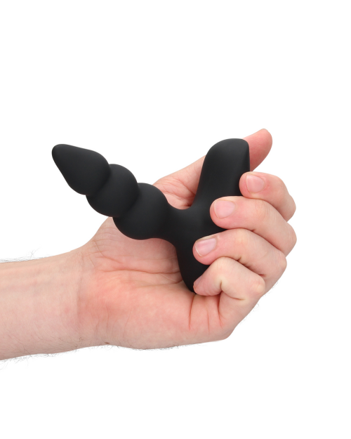 Loveline Beaded Vibrerende Buttplug 12 cm