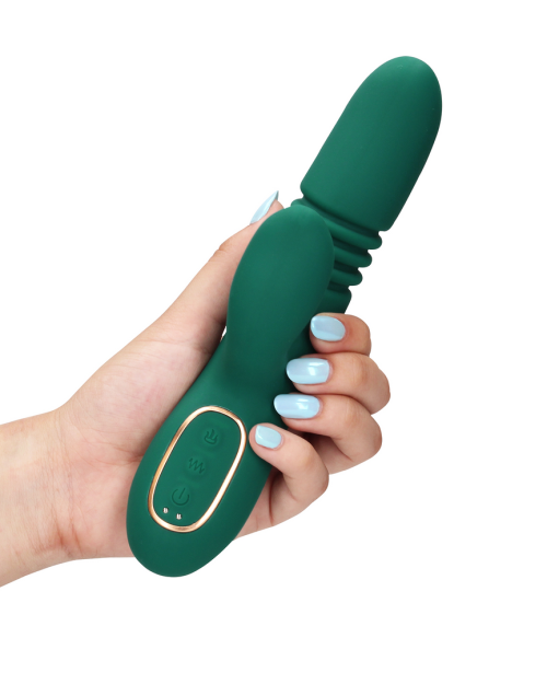 Loveline Stotende Rabbit Vibrator Ancient Sea 20 cm