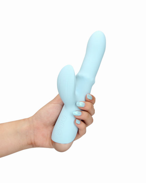 Loveline Pulse Wave Stotende Vibrator Arctic Blue 23 cm