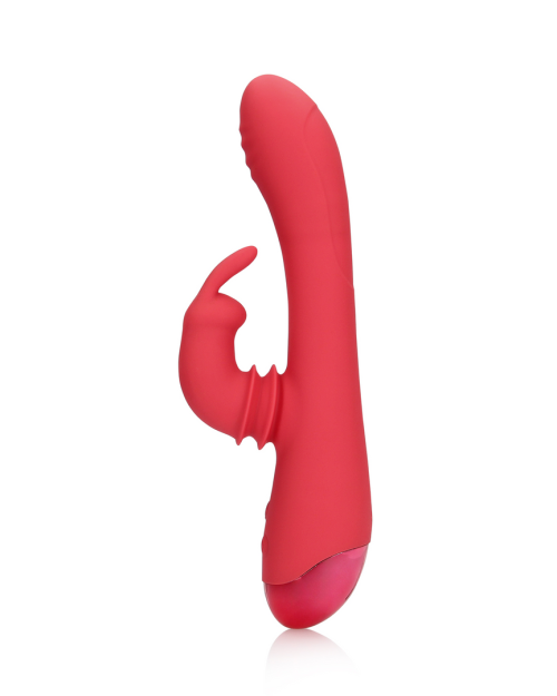 Loveline Swinging Rabbit G-Spot Vibrator Brighto Red 22 cm