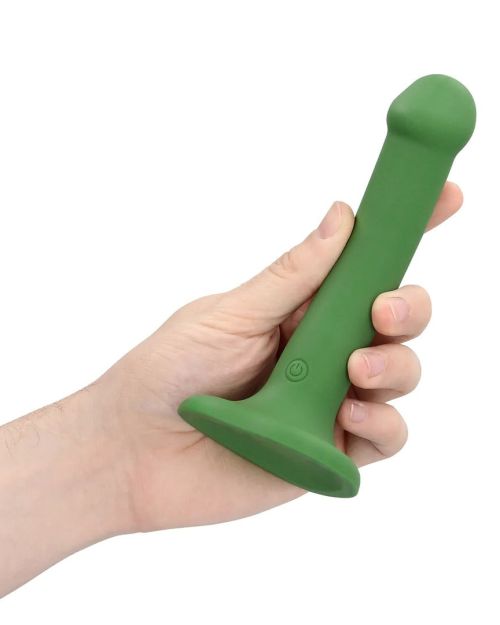 Loveline Vibrerende Dildo Forest Green 16 cm