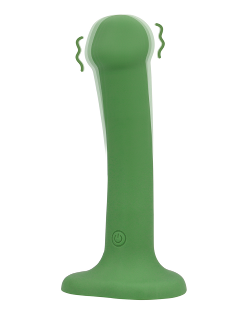 Loveline Vibrerende Dildo Forest Green 16 cm