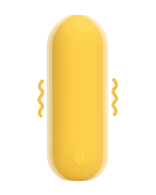 Loveline Smooth Bullet Vibrator Sunpac Yellow 7 cm