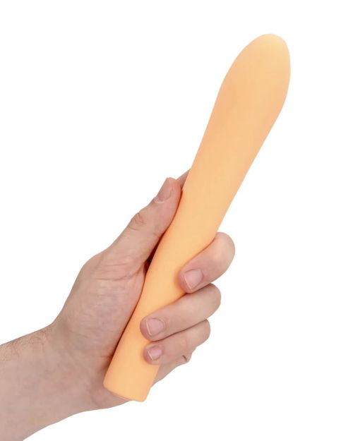 Loveline Fingering G-spot Vibrator Peach Fuzz 23 cm