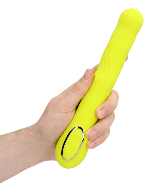 Loveline Wiggle G-spot Vibrator Lime Passion 24 cm