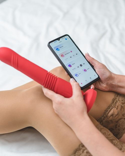 Lovense Gravity Stotende Dildo Met App 11 cm