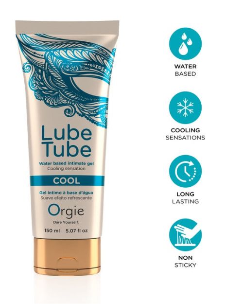 Orgie Lube Tube Cool Glijmiddel 150 ml