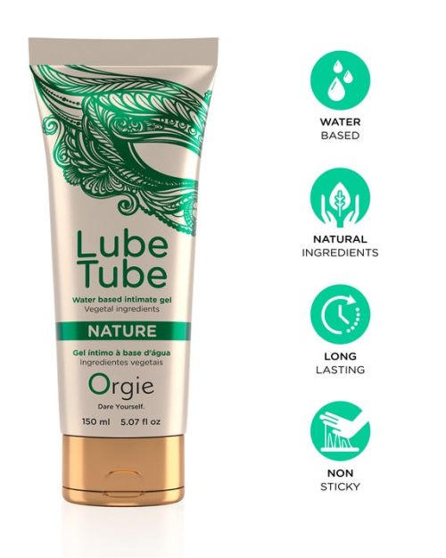 Orgie Lube Tube Nature Glijmiddel Waterbasis 150 ml