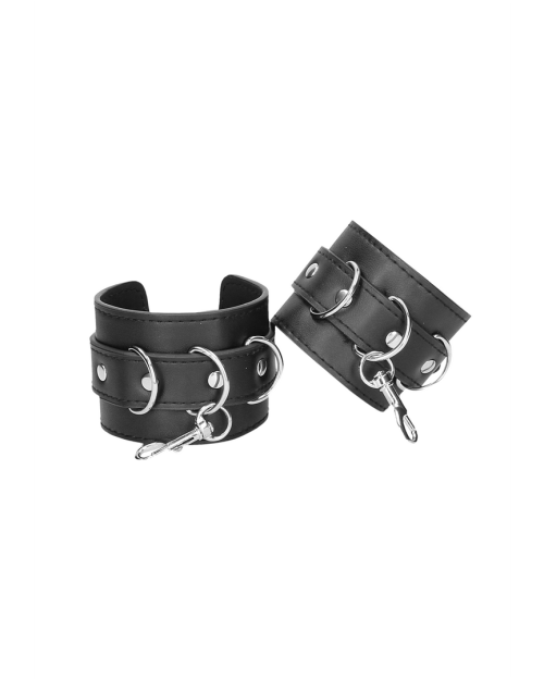 Ouch! Lederen Handboeien&Enkelboeien