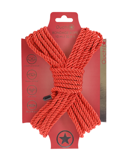 Ouch! Polyester Bondage Touw 10 Meter Blauw