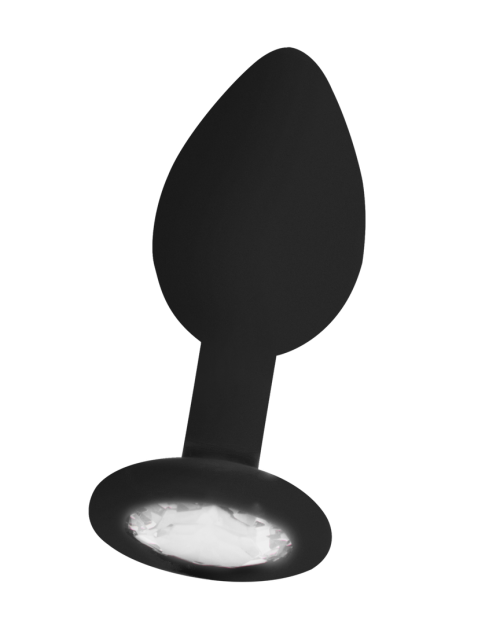 Ouch! Zwarte Buttplug 7 cm