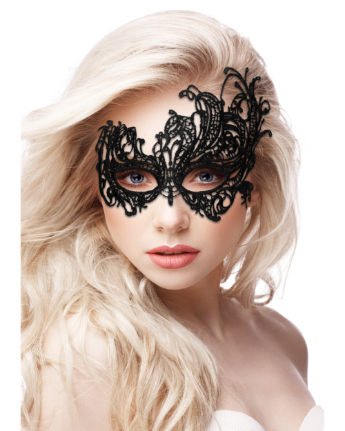 Ouch! Royal Zwart Kanten Masker