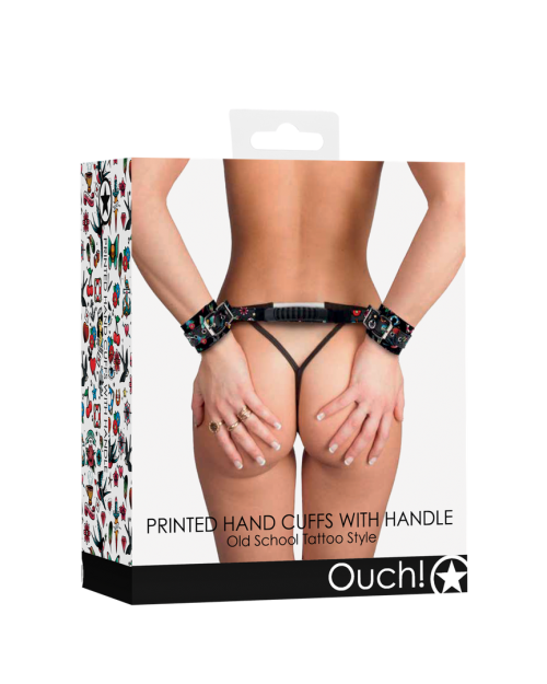Ouch! Printed Handboeien Met Handvat
