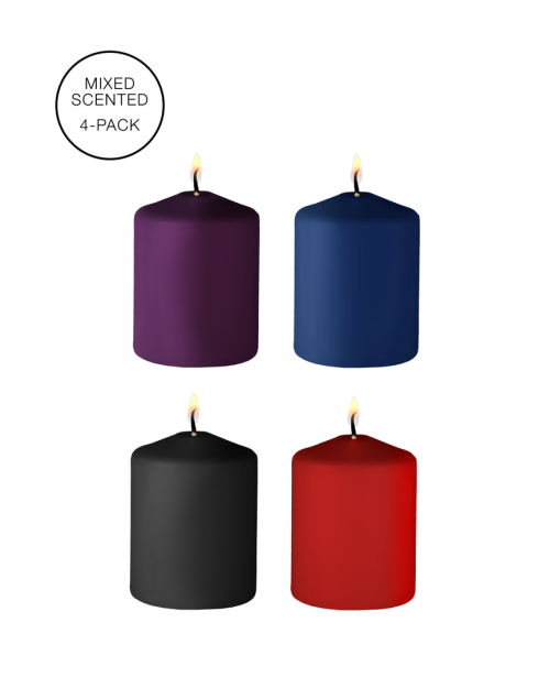 Ouch! Tease SM Kaarsen 4 Stuks Mix