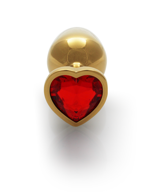 Ouch! Gouden Buttplug Met Hartje M